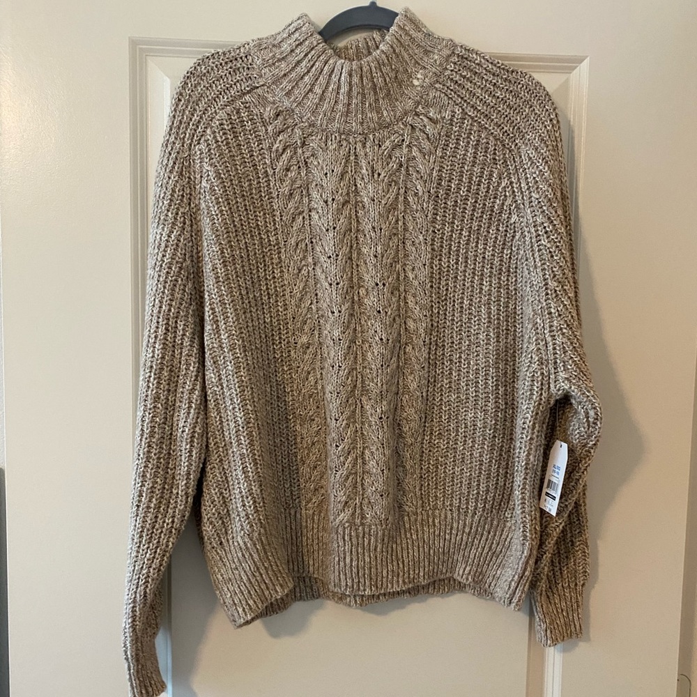 Braided sweater